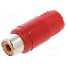Conector RCA, mama, LUMBERG - KTO 1 ROT