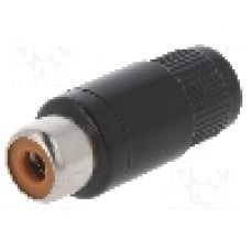 Conector RCA, mama, LUMBERG - KTO 1 SCHWARZ