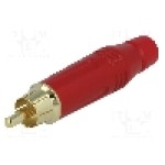 Conector RCA, tata, AMPHENOL - ACPR-RED