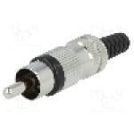 Conector RCA, tata, LUMBERG - STO 2 SCHWARZ