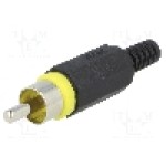 Conector RCA, tata, LUMBERG - XSTO 1 GELB