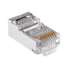 MUFA RJ45 8P8C CAT 6E ECRANATA PASS THROUGH - TEL0074 MUFA RJ45 8P8C CAT 6E ECRANATA PASS THROUGH - TEL0074