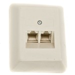 PRIZA ISDN 8P4C DUBLA - 01-4037