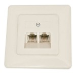 PRIZA ISDN DUBLA 8P4C INGROPATA - 01-4055