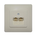 PRIZA UTP 8P4C DUBLA - 01-7110