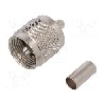 Conector UHF (PL-259), pentru cablu RG223, RG400, TELEGÄRTNER - J01040A0009 Conector UHF (PL-259), pentru cablu RG223, RG400, TELEGÄRTNER - J01040A0009