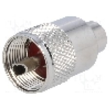Conector UHF (PL-259), pentru cablu RG59, {{Producator}} -  Conector UHF (PL-259), pentru cablu RG59, {{Producator}} -