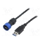 Conector {{Tip conector}}, {{Montare mecanica}}, BULGIN - PXP4040/C/1M00 Conector {{Tip conector}}, {{Montare mecanica}}, BULGIN - PXP4040/C/1M00