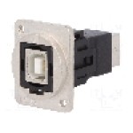 Conector {{Tip conector}}, colier (2 orificii), orificiu pentru şurub cap plat, pt. montare pe panou, CLIFF - CP30203NM3