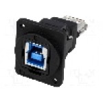 Conector {{Tip conector}}, colier (2 orificii), orificiu pentru şurub cap plat, pt. montare pe panou, CLIFF - CP30206NX