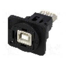 Conector {{Tip conector}}, colier (2 orificii), orificiu pentru şurub cap plat, pt. montare pe panou, CLIFF - CP30207NX