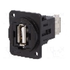 Conector {{Tip conector}}, colier (2 orificii), orificiu pentru şurub cap plat, pt. montare pe panou, CLIFF - CP30208NM3B