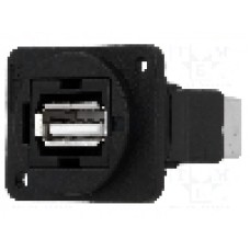 Conector {{Tip conector}}, colier (2 orificii), orificiu pentru şurub cap plat, pt. montare pe panou, CLIFF - CP30209NX
