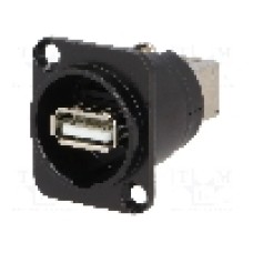 Conector {{Tip conector}}, colier (2 orificii), orificiu pentru şurub conic, pt. montare pe panou, CLIFF - CP30114