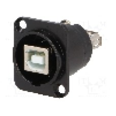 Conector {{Tip conector}}, colier (2 orificii), orificiu pentru şurub conic, pt. montare pe panou, CLIFF - CP30115