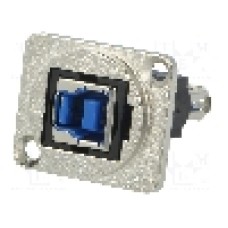 Conector {{Tip conector}}, colier (2 orificii), orificiu pentru şurub conic, pt. montare pe panou, CLIFF - CP30206NM