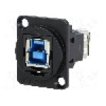 Conector {{Tip conector}}, colier (2 orificii), orificiu pentru şurub conic, pt. montare pe panou, CLIFF - CP30206NMB