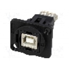 Conector {{Tip conector}}, colier (2 orificii), orificiu pentru şurub conic, pt. montare pe panou, CLIFF - CP30207N