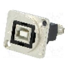 Conector {{Tip conector}}, colier (2 orificii), orificiu pentru şurub conic, pt. montare pe panou, CLIFF - CP30207NM