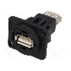 Conector {{Tip conector}}, colier (2 orificii), orificiu pentru şurub conic, pt. montare pe panou, CLIFF - CP30208N