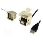 Conector {{Tip conector}}, colier (2 orificii), pt. montare pe panou, ENCITECH - 1310-0007-01