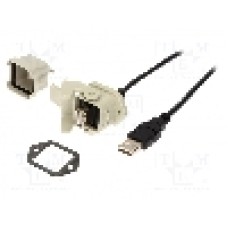 Conector {{Tip conector}}, colier (2 orificii), pt. montare pe panou, ENCITECH - 1310-0007-02