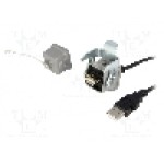 Conector {{Tip conector}}, colier (2 orificii), pt. montare pe panou, ENCITECH - 1310-0007-03 Conector {{Tip conector}}, colier (2 orificii), pt. montare pe panou, ENCITECH - 1310-0007-03