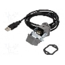Conector {{Tip conector}}, colier (2 orificii), pt. montare pe panou, ENCITECH - 1310-0007-05