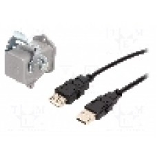 Conector {{Tip conector}}, colier (2 orificii), pt. montare pe panou, ENCITECH - 1310-0007-06