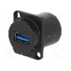 Conector {{Tip conector}}, colier (2 orificii), pt. montare pe panou, SWITCHCRAFT - EHUSB3ACAB Conector {{Tip conector}}, colier (2 orificii), pt. montare pe panou, SWITCHCRAFT - EHUSB3ACAB