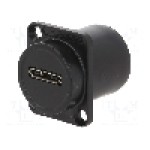 Conector {{Tip conector}}, colier (2 orificii), pt. montare pe panou, SWITCHCRAFT - EHUSB3CABA Conector {{Tip conector}}, colier (2 orificii), pt. montare pe panou, SWITCHCRAFT - EHUSB3CABA