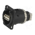 Conector {{Tip conector}}, colier (2 orificii), pt. montare pe panou, SWITCHCRAFT - EHUSBABBX Conector {{Tip conector}}, colier (2 orificii), pt. montare pe panou, SWITCHCRAFT - EHUSBABBX