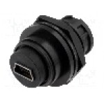 Conector {{Tip conector}}, piuliţa din faţa, pt. montare pe panou, sucit, SWITCHCRAFT - DCP-USBNB-USBN Conector {{Tip conector}}, piuliţa din faţa, pt. montare pe panou, sucit, SWITCHCRAFT - DCP-USBNB-USBN