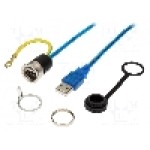 Conector {{Tip conector}}, piuliţa din spate, pt. montare pe panou, ENCITECH - 1310-0004-02