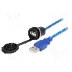 Conector {{Tip conector}}, piuliţa din spate, pt. montare pe panou, ENCITECH - 1310-1002-03