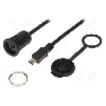 Conector {{Tip conector}}, piuliţa din spate, pt. montare pe panou, ENCITECH - 1310-1011-05 Conector {{Tip conector}}, piuliţa din spate, pt. montare pe panou, ENCITECH - 1310-1011-05