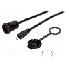 Conector {{Tip conector}}, piuliţa din spate, pt. montare pe panou, ENCITECH - 1310-1013-02