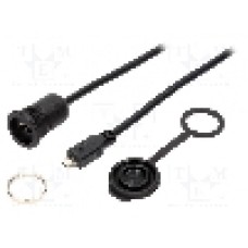 Conector {{Tip conector}}, piuliţa din spate, pt. montare pe panou, ENCITECH - 1310-1013-04