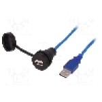 Conector {{Tip conector}}, piuliţa din spate, pt. montare pe panou, ENCITECH - 1310-1018-03