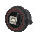 Conector {{Tip conector}}, pt. montare pe panou, BULGIN - PX0842/B