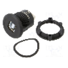 Conector {{Tip conector}}, versiune USB 2.0, {{Orientare spaţiala}}, ONPOW - USB-03C-BK
