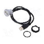 Conector {{Tip conector}}, versiune USB 2.0, {{Orientare spaţiala}}, ONPOW - USB-05C