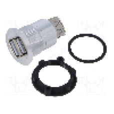 Conector {{Tip conector}}, versiune USB 2.0, {{Orientare spaţiala}}, ONPOW - USB-07