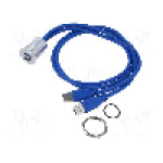 Conector {{Tip conector}}, versiune USB 3.0, {{Orientare spaţiala}}, ONPOW - USB-13