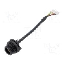 Conector USB AB mini, piuliţa din spate, pt. montare pe panou, BULGIN - PX0456