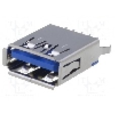 Conector USB A, ADAM TECH - USB-A3-S-VT-CS1-15-HT Conector USB A, ADAM TECH - USB-A3-S-VT-CS1-15-HT