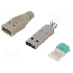 Conector USB A, pe cablu, LOGILINK - UP0003