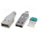 Conector USB A, pe cablu, {{Producator}} - 