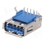 Conector USB A, pentru PCB, AMPHENOL - GSB311131HR