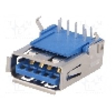 Conector USB A, pentru PCB, AMPHENOL - GSB311131HR